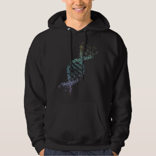 Science DNA Double Helix Women Men Professor Funny Hoodie