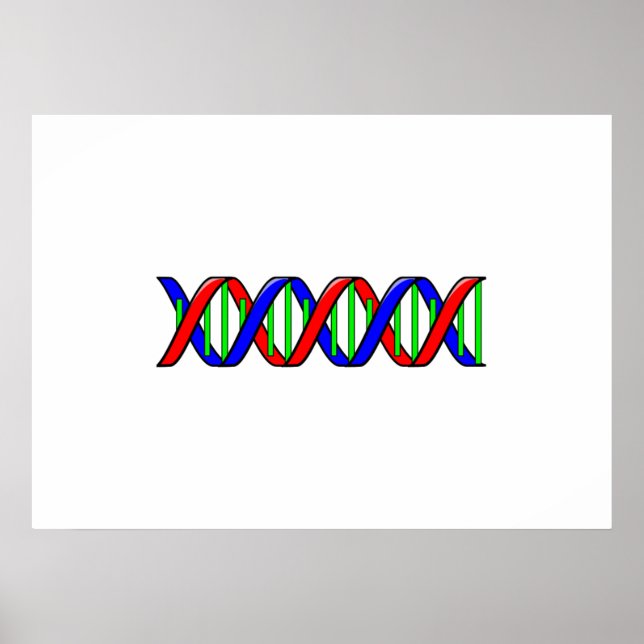 Science DNA Strand Poster (Front)