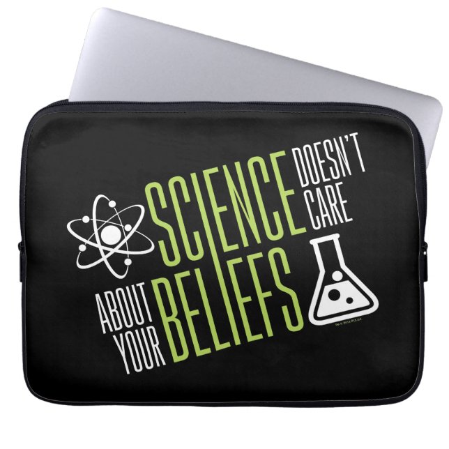 Science Doesn't Care Laptop Sleeve (Front)