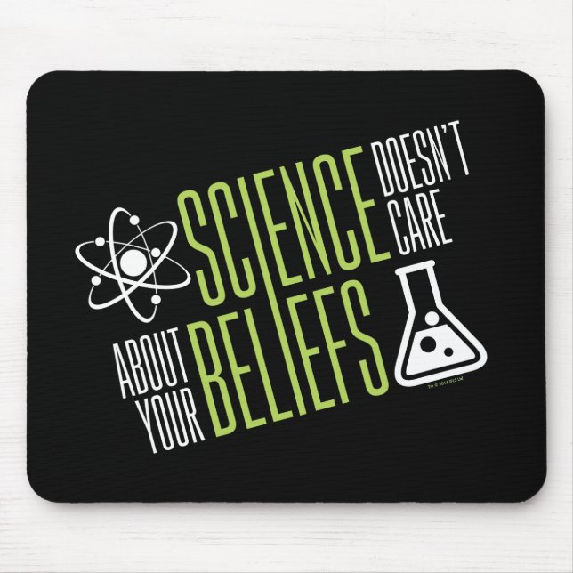 Science Doesn't Care Mouse Mat (Front)