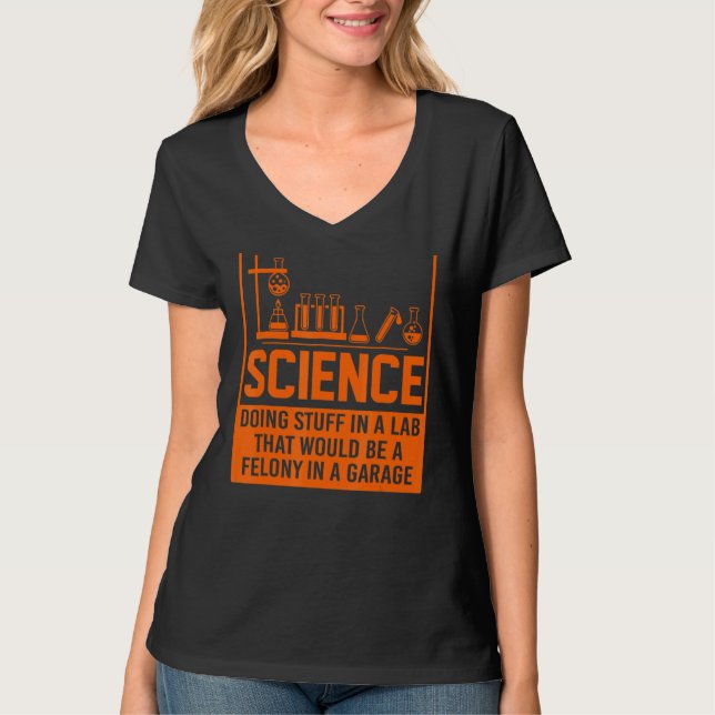 Science Doing Stuff T-Shirt (Front)