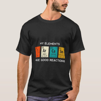 Science Elements Hoodie Sarcasm Biology Chemistry T-Shirt