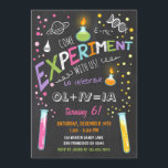 Science Experiment Birthday Invitation Girl<br><div class="desc">♥ A perfect way to invite your guests to your little one's birthday party!</div>