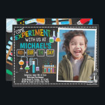 Science Experiment Birthday Party Invitation<br><div class="desc">Add a unique touch to your little ones birthday with this invitation!</div>