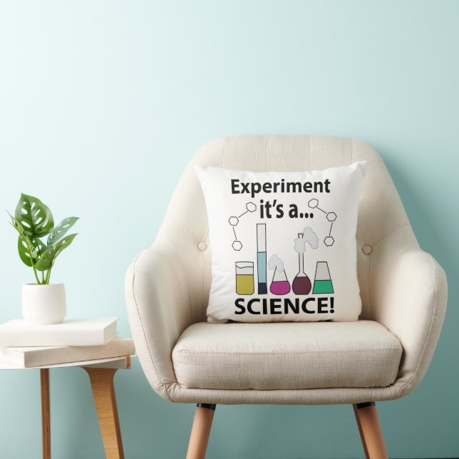 Science Experiment It's a Science  Cushion (Chair)