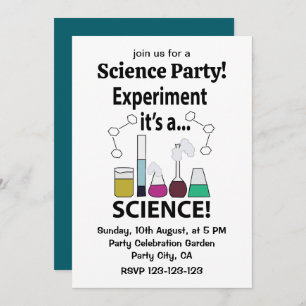 Science Experiment It's a Science Invitation