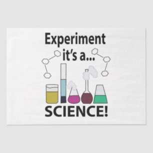 Science Experiment It's a Science Tissue Paper