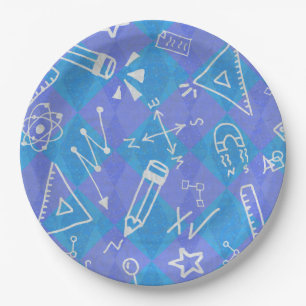 Science Experiment Lab Scientist Chemist Birthday Paper Plate