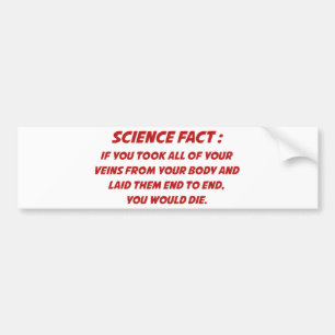 Science Fact Bumper Sticker