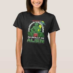 Science Fiction Alien Believer Costume Party Ufo T-Shirt