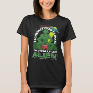 Science Fiction Alien Believer Costume Party Ufo T-Shirt
