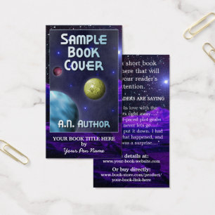 Science-Fiction Author Promotion Big Book Cover