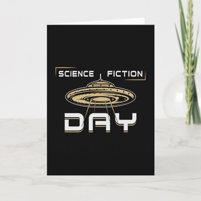 Science Fiction Day Space Keep Calm Stars Gift Card (Front)