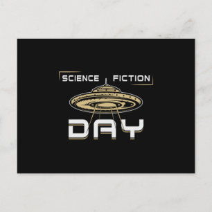 Science Fiction Day Stars Space Science Alien Gift Postcard