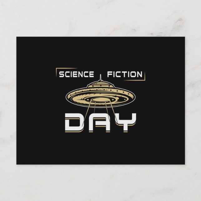 Science Fiction Day Stars Space Science Alien Gift Postcard (Front)