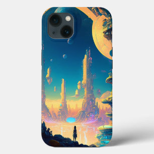 Science Fiction Futuristic City Case-Mate iPhone C 13 Case