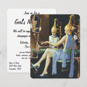 Science Fiction Girls Night Out Bachelorette Party Invitation