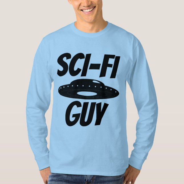 SCIENCE FICTION GUY SCI-FI GUY MENS T-SHIRTS (Front)