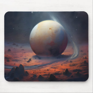 Science Fiction Planet Landscape Mouse Mat