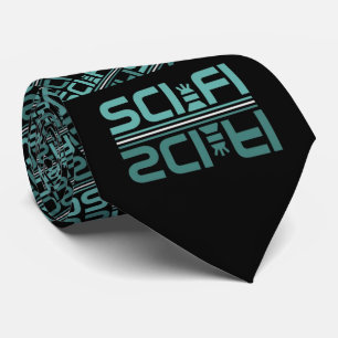 Science Fiction Robot Tie