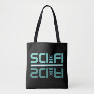 Science Fiction Robot Tote Bag