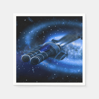 Science Fiction Spaceship Napkin