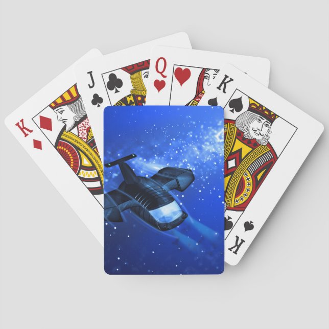 Science Fiction Spaceship Playing Cards (Back)