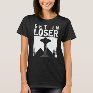 Science Fiction Ufo Abduction Alien Believer  Alie T-Shirt