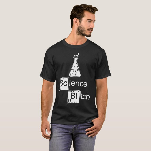 Science Flask Breaking Bad Walter White Heis T-Shirt (Front Full)