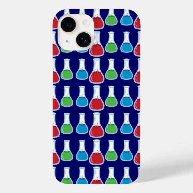 Science Flasks iPhone Case (Back)