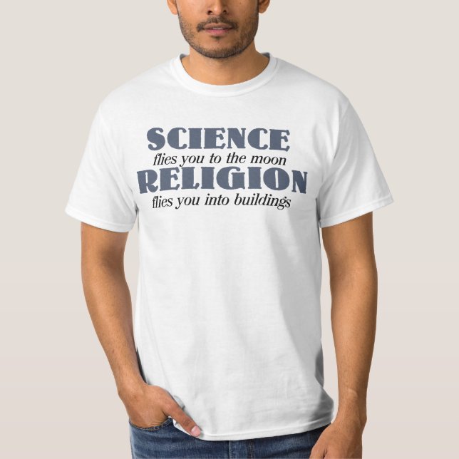 Science flies you to the moon T-Shirt (Front)