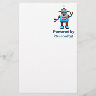 science for kids - robot stationery