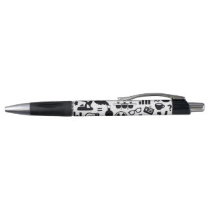 Science for Scientist Pattern (Black and White)