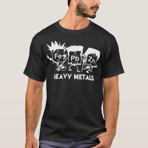Science geek and heavy metal fans design pun T-Shirt