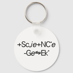 Science Geek Key Ring