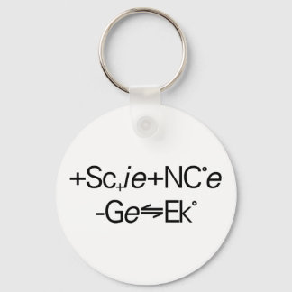 Science Geek Key Ring
