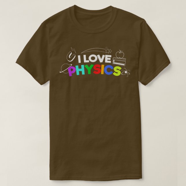 Science Geek Nerd Love Physics 1924 T-Shirt (Design Front)
