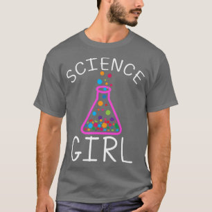 Science Girl Chemistry Biology Student Teacher Gif T-Shirt