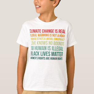Science Global Warming Climate Change Is Real T-Shirt