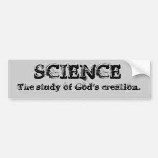 Science - God's creation - Customised Bumper Sticker