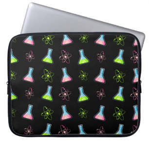 Science Green Pink Flask Laptop Sleeve