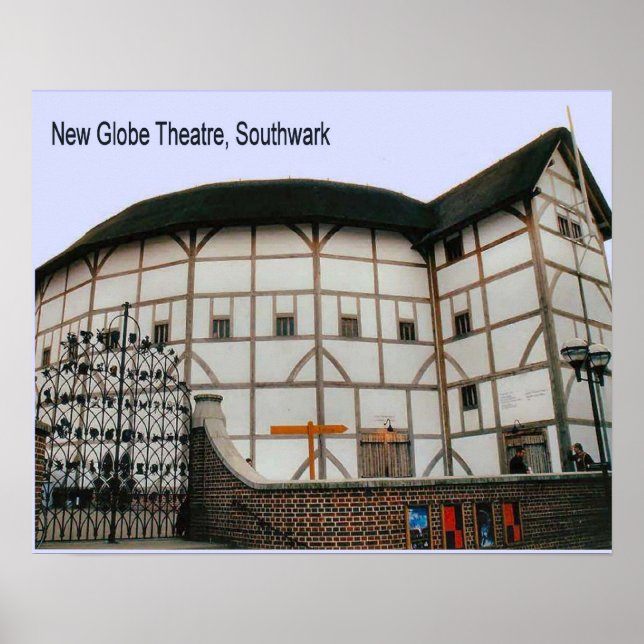 Science, History, New Globe Theater Poster (Front)