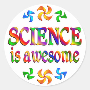 Science is Awesome Classic Round Sticker
