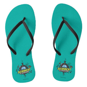 Science Is Awesome Flip Flops