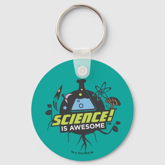 Science Is Awesome Key Ring (Front)