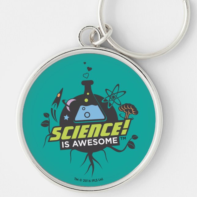 Science Is Awesome Key Ring (Front)