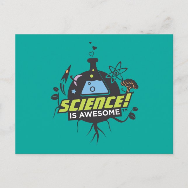 Science Is Awesome Postcard (Front)