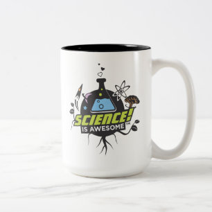Science Is Awesome Two-Tone Coffee Mug