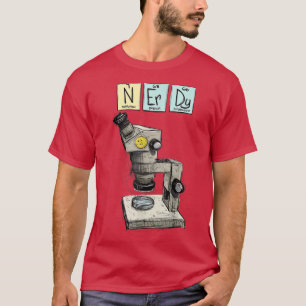 Science is Cool, Science, Nerd, Nerdy, Microscope T-Shirt