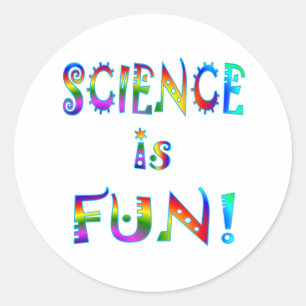 Science is Fun Classic Round Sticker
